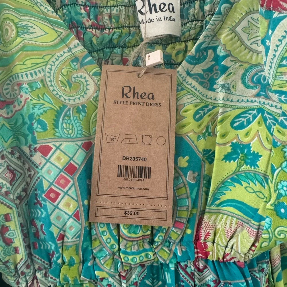 Rhea Costa Vibrant Green Maxi Dress - Picture 3 of 5